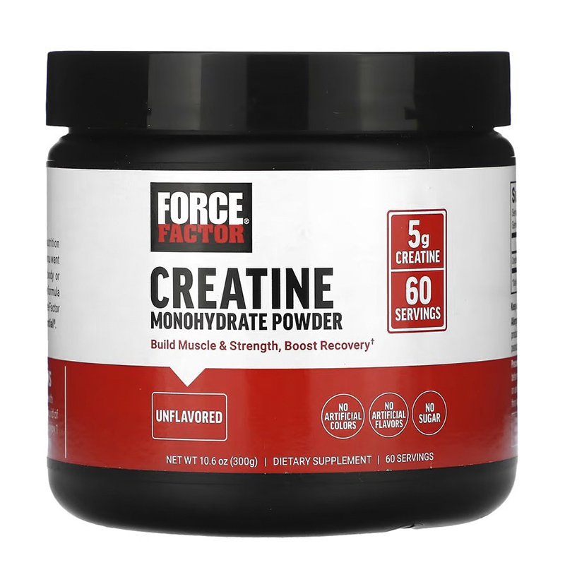 Креатин Force Factor Creatine Monohydrate Powder 300 g (Unflavored) large popup