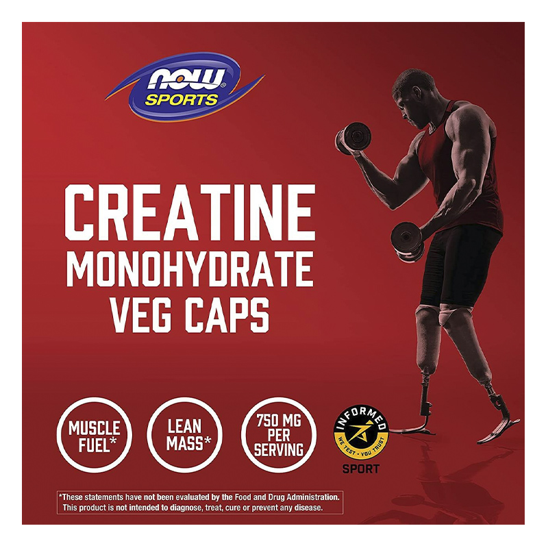 Креатин NOW Foods Creatine Monohydrate 750 mg 120 caps large popup