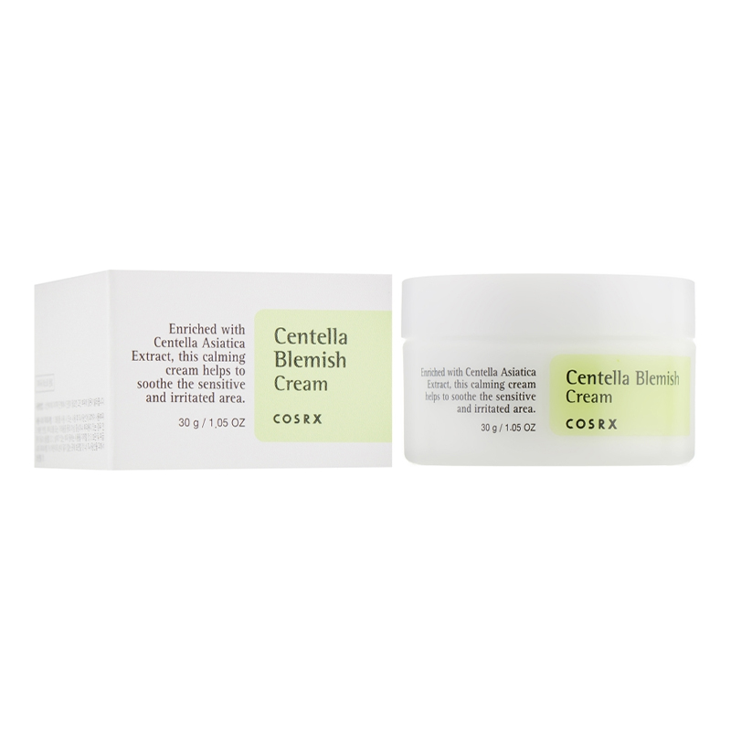 Крем загоюючий COSRX Centella Blemish Cream з центелою, для проблемної шкіри, 30 мл (470368) large popup