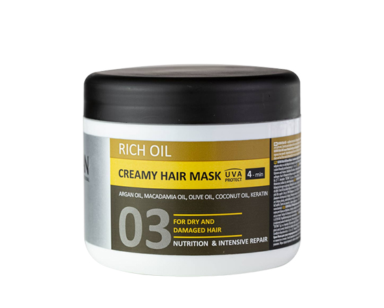 Крем-маска KAYAN Rich oil, для сухого і пошкодженого волосся, 500 мл (407256) large popup
