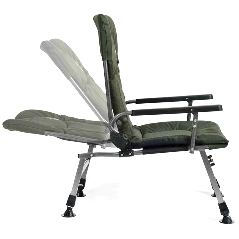 Кресло карповое Elektrostatyk F5R с подлокотниками! (нагрузка 110 кг.) large popup