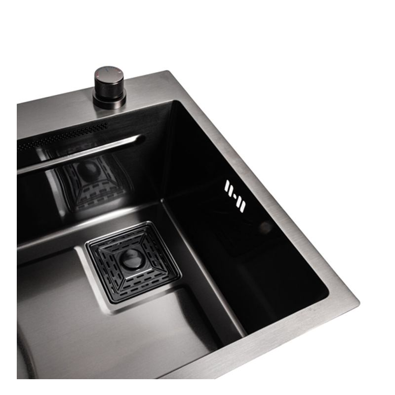 Кухонна мийка Platinum, нержавіюча сталь, Handmade 75х45А (000039689) large popup