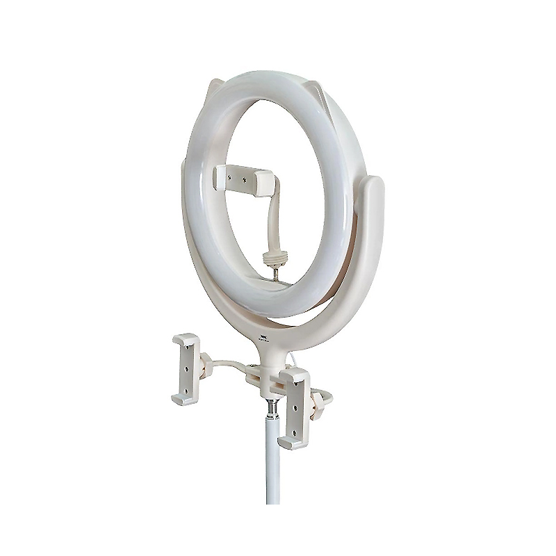 Лампа кільцева Remax CK-01 із тримачем для телефону, біла large popup