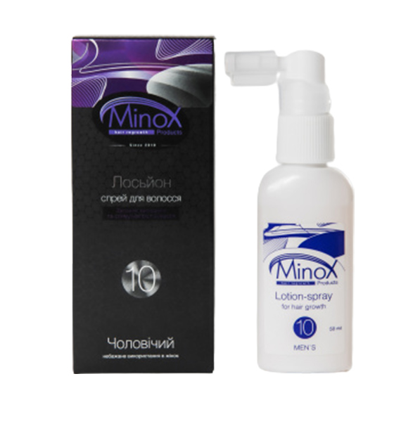 Лосьон MinoX 10 мужская для восстановления и укрепления волос, 50 мл large popup