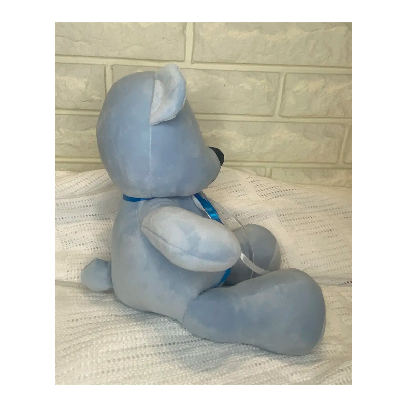 М'яка іграшка ведмедик Міллі, блакитний, 33 см, (М002/08) large popup