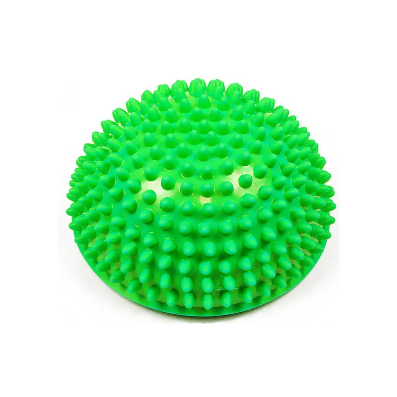 Напівсфера масажний кіндербол EasyFit 16 см м'яка зелена large popup