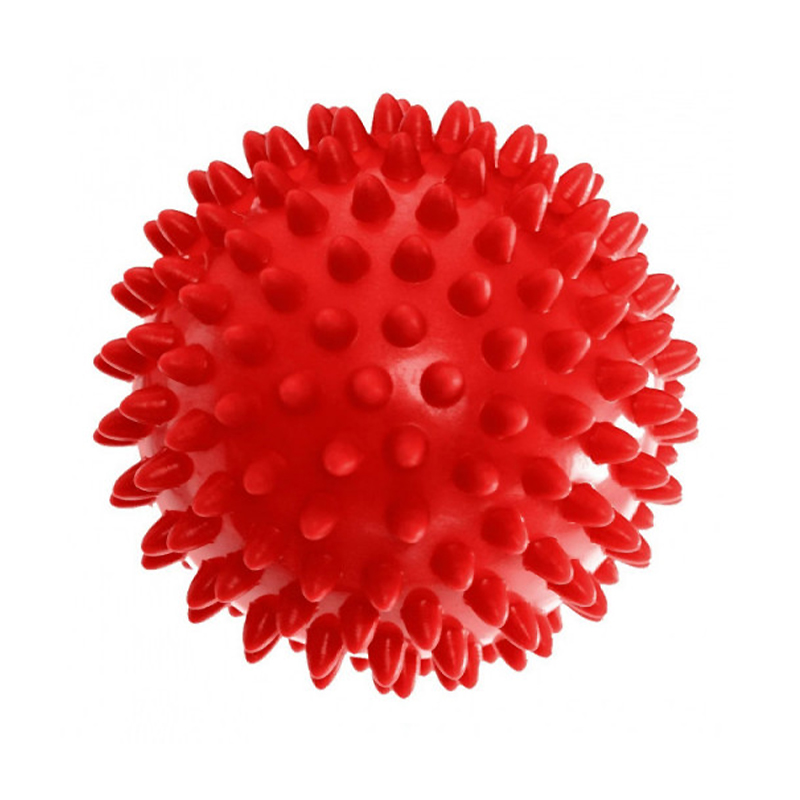 Масажний м'ячик EasyFit PVC 7.5 см м'який (надувний) червоний large popup