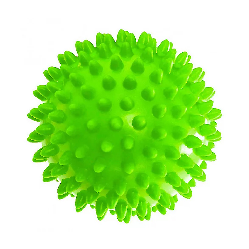 Масажний м'ячик EasyFit PVC 7.5 см м'який (надувний) зелений large popup