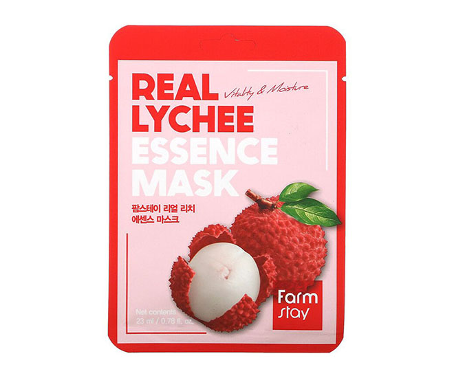 Маска тканевая FarmStay Real Lychee Essence Mask, 30 мл large popup