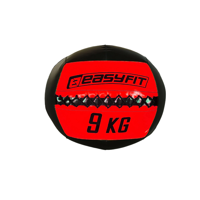 Медичний м'яч EasyFit Wall Ball 9 кг 35 см червоний (EF-WB-09)  large popup