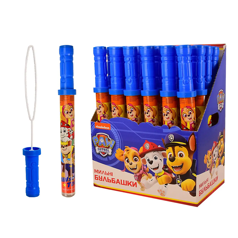 Мильні бульбашки Paw Patrol синій 160 мл., (KC-0063) large popup