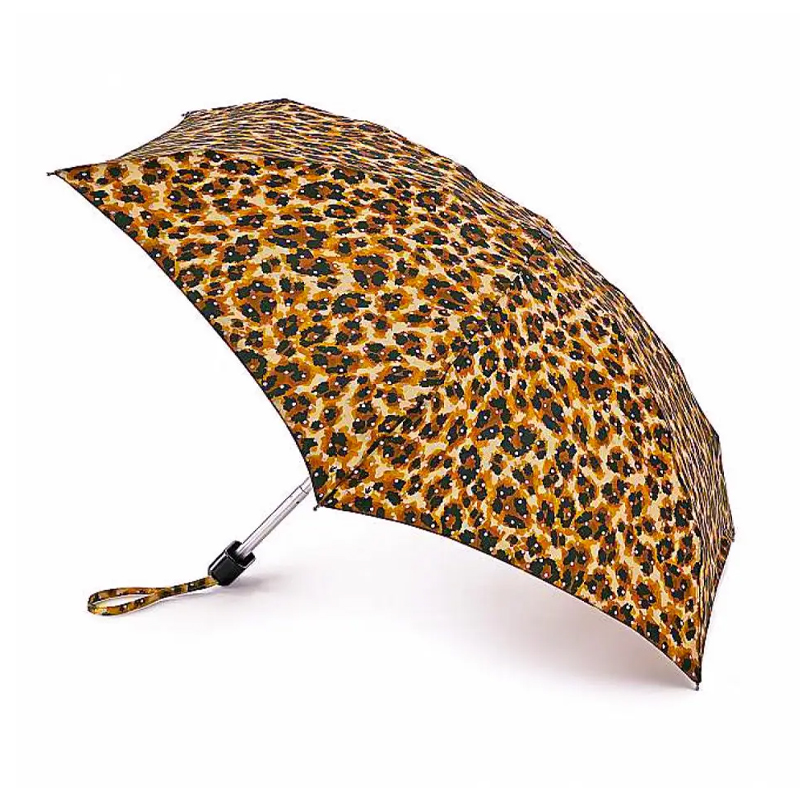 Міні парасолька жіноча Fulton L501 Tiny-2 Bling Leopard  (56404) large popup