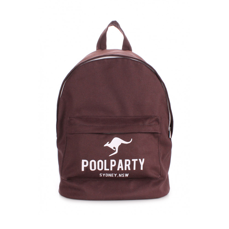 Міський рюкзак POOLPARTY коричневий  large popup