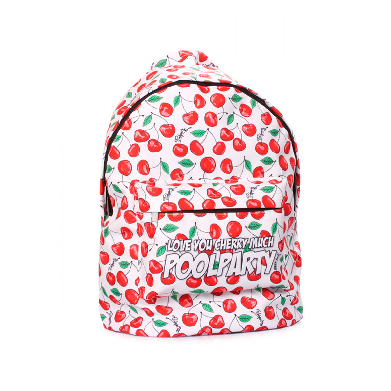 Міський рюкзак POOLPARTY з черешнями (backpack-cherry) large popup