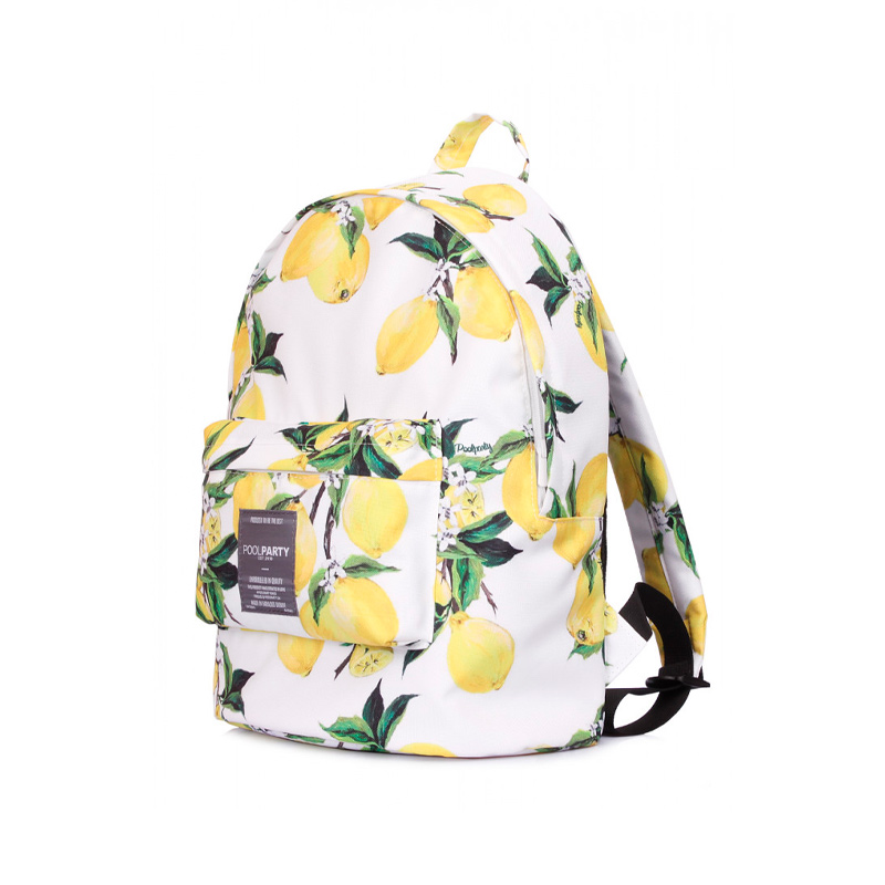 Міський рюкзак POOLPARTY з лимонами (backpack-lemons) large popup