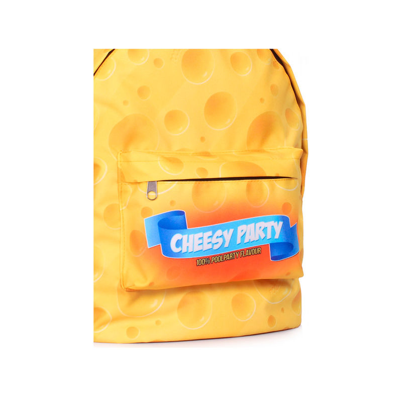 Міський рюкзак POOLPARTY з сирним принтом (backpack-cheese) large popup