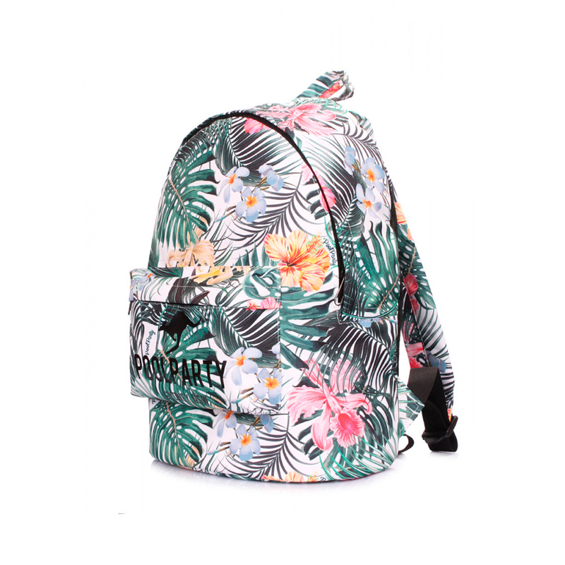 Міський рюкзак POOLPARTY з тропічним принтом (backpack-oxford-tropic) large popup