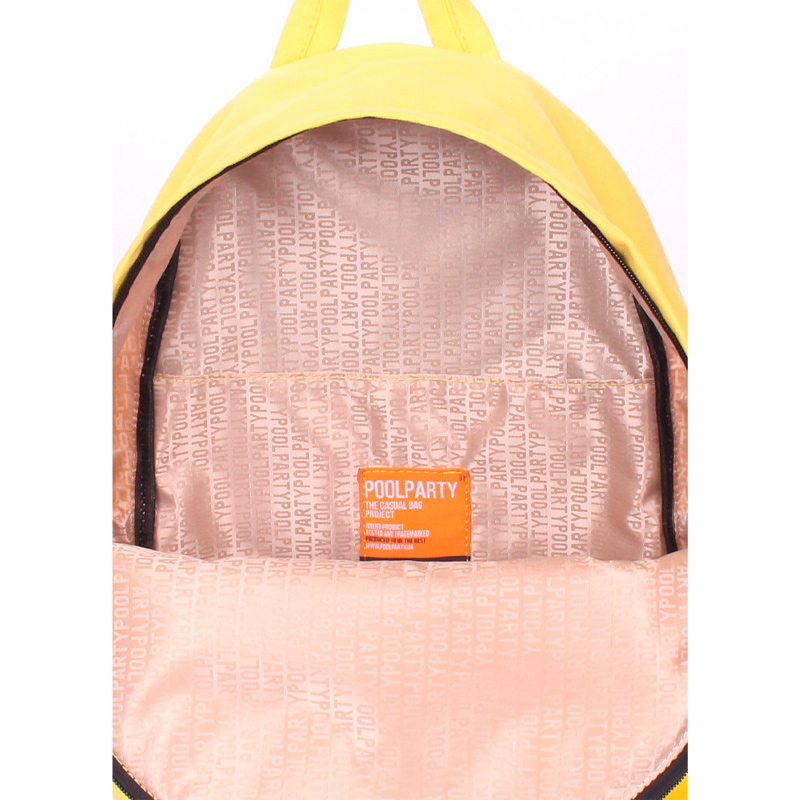 Міський рюкзак POOLPARTY жовтий (backpack-oxford-yellow) large popup