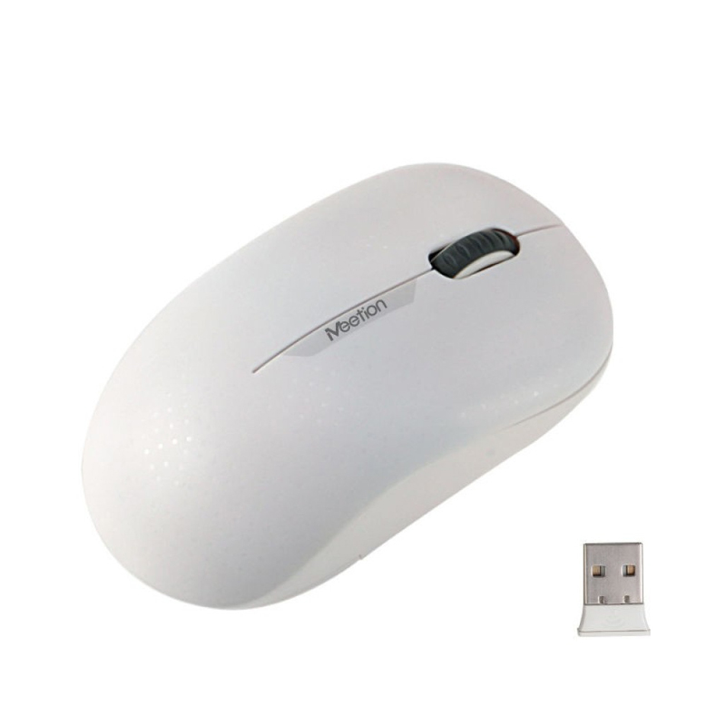 Миша комп'ютерна Meetion MT-R545, бездротова, біла large popup