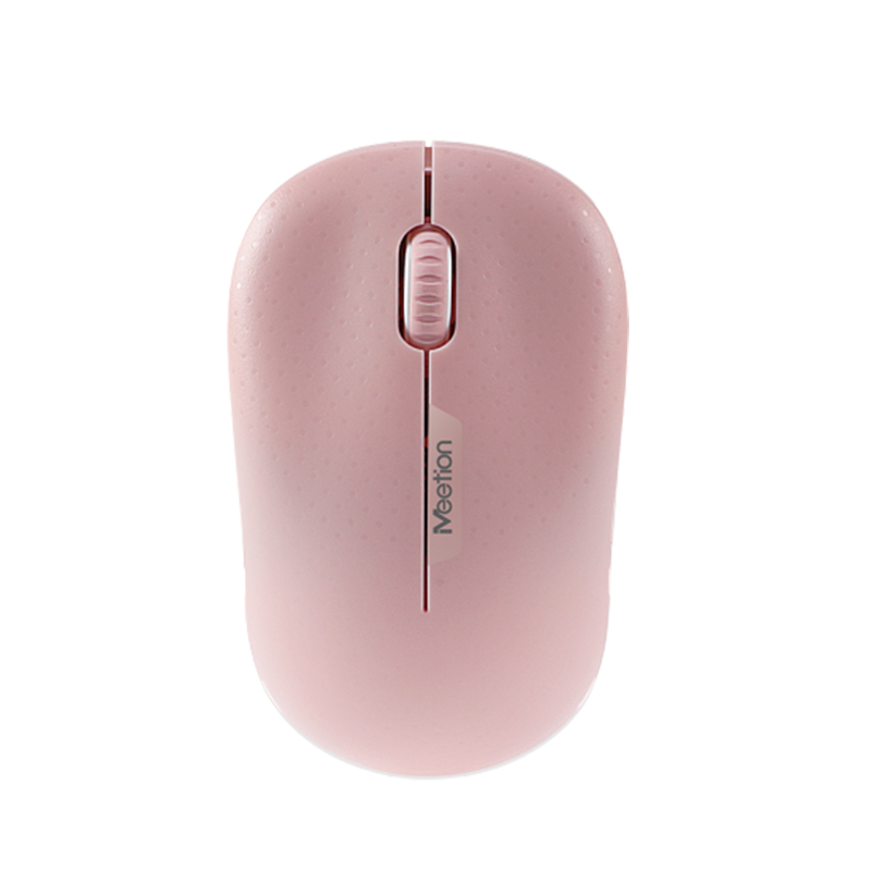Миша комп'ютерна Meetion MT-R545, бездротова, рожева large popup