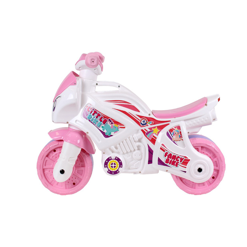 Мотоцикл біло-рожевий для дівчаток Технок (M43811)  large popup