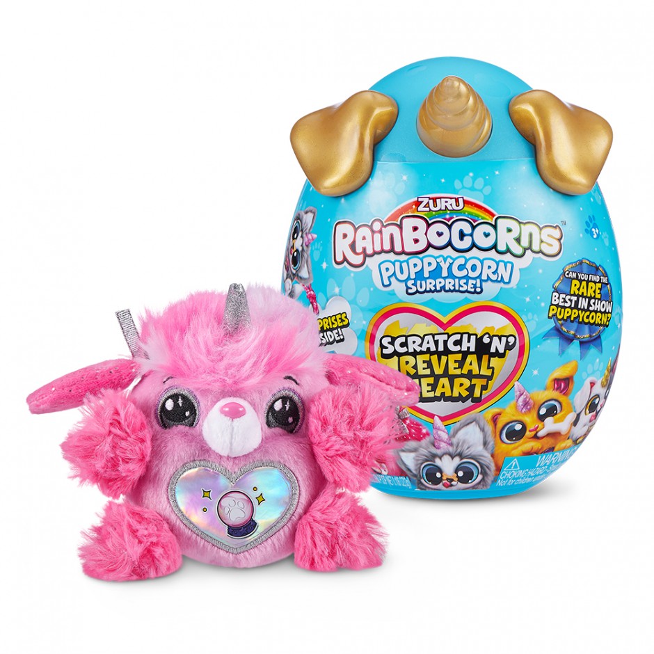 М'яка іграшка-сюрприз Rainbocorn-A (серія Puppycorn Surprise Poole) (9237A) large popup