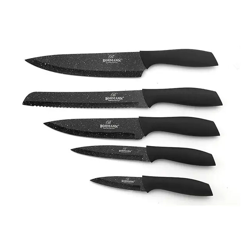 Набір ножів Bohmann BH 5254 acrylic black large popup