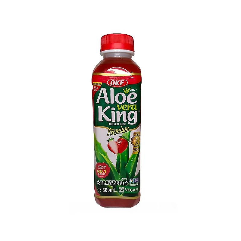Напій OKF Aloe Vera King зі смаком полуниці 500мл large popup