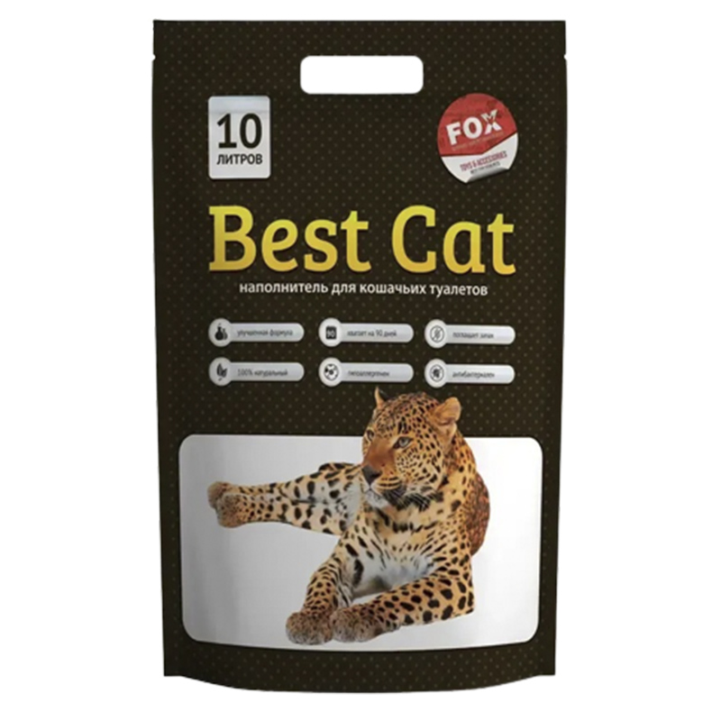 Наповнювач Best Cat силікагелевий для котів, 10 л. large popup
