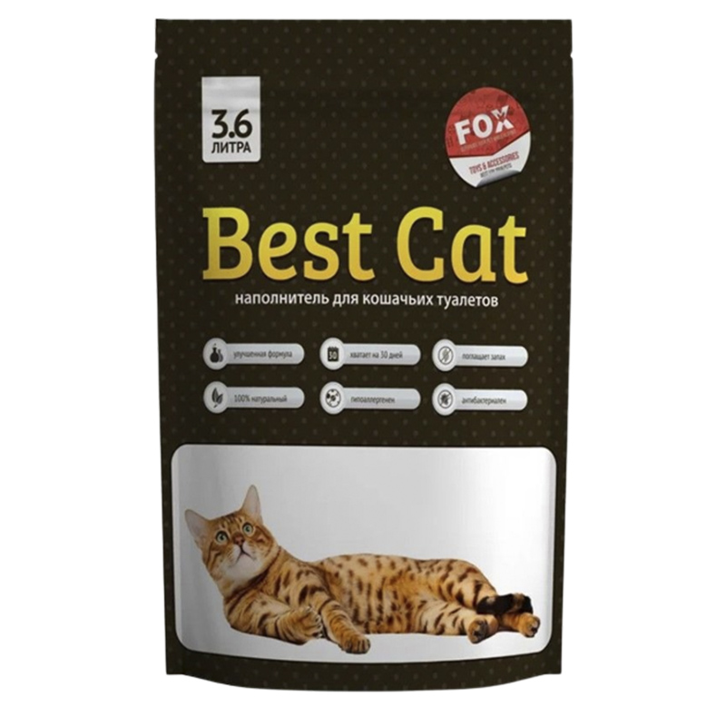 Наповнювач Best Cat силікагелевий для котів, 3,6 л. large popup