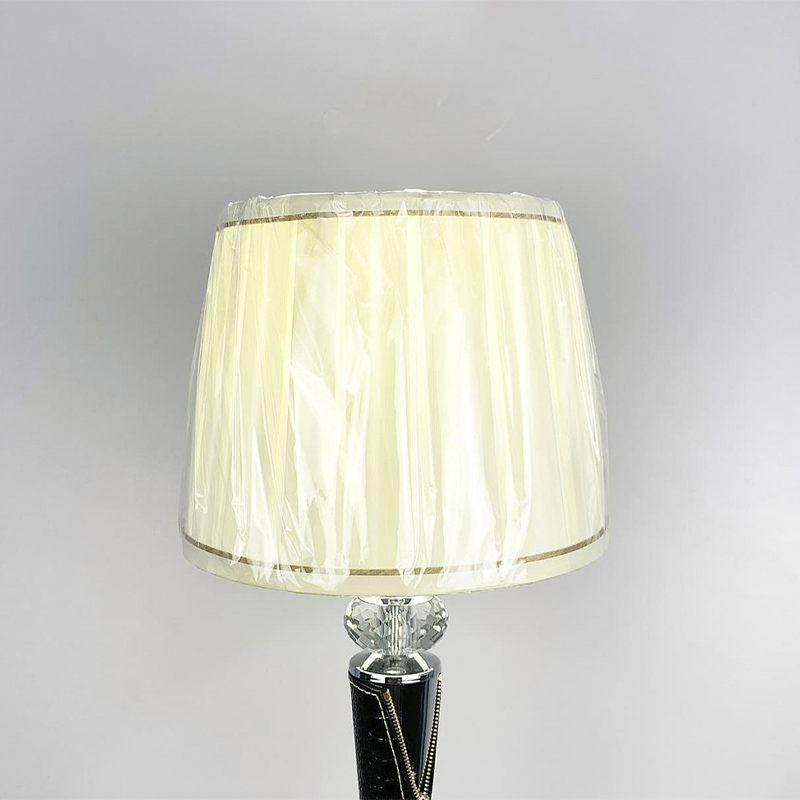 Настільна лампа із екошкірою large popup