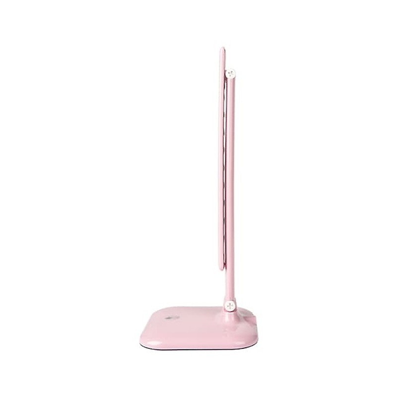 Настільний світлодіодний світильник у рожевому корпусі large popup