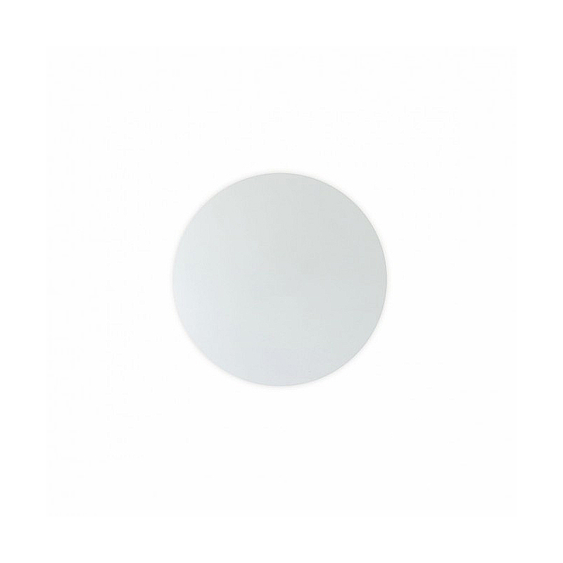 Настінний накладний світильник-коло в білому корпусі large popup