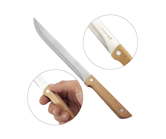 Нож Kamille кухонный универсальный с деревянной ручкой (KM-5318) large popup