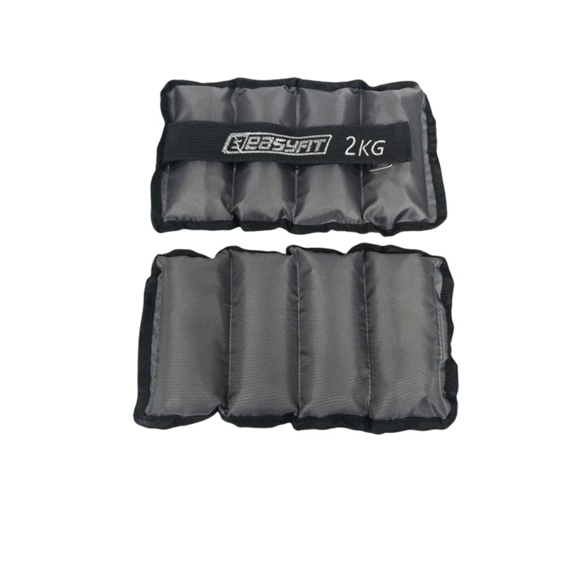 Обважнювачі EasyFit Metal, для ніг і рук з металом 2х2кг, чорний, сталева гранула (EF-AWTS-200)  - 29509 large popup