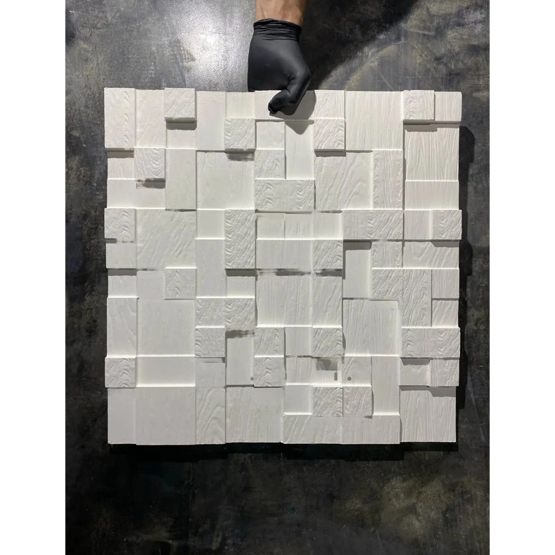 Панелі 3Д Igips, "Кубики" розмір 50х50см, гіпсові для декору large popup