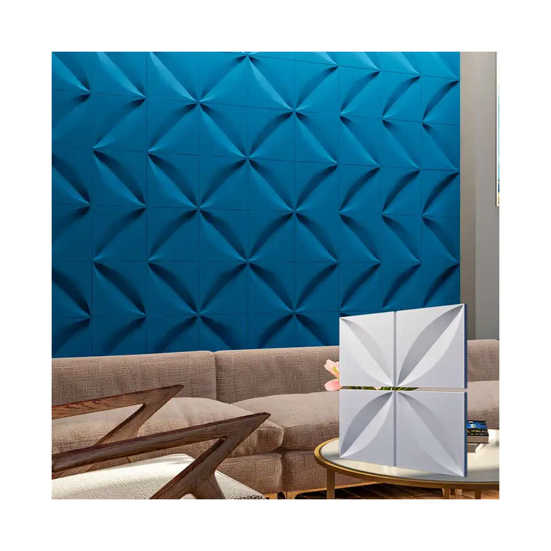 Панелі 3D Igips, "Лепесток" гіпсові, декоративні для стін, розмір 25х25х25см large popup