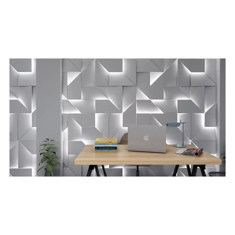 Панелі 3D Igips, "Світлові IQ" гіпсові, світлові для декору стін, розмір 50*25см large popup