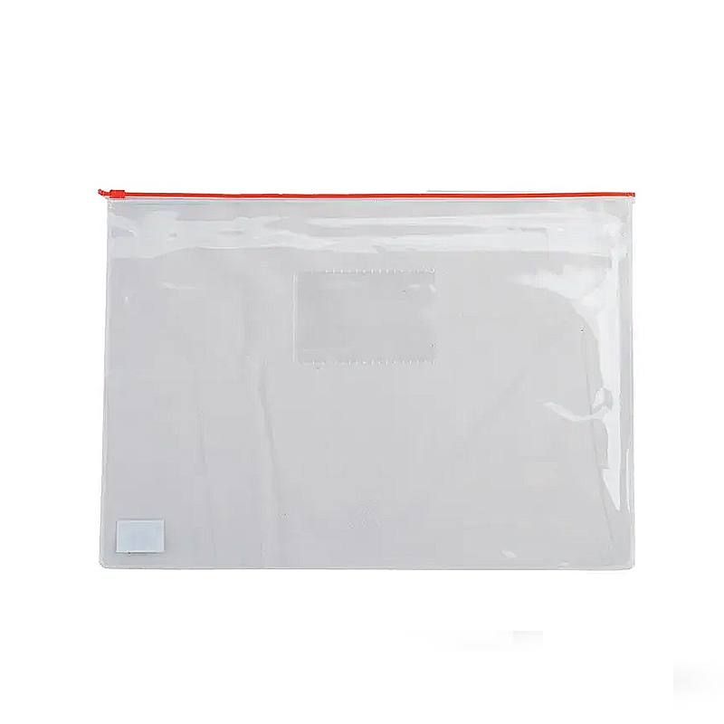 Папка-конверт А5, блискавка, червоний 6 шт в упаковці (BM.3947-05) large popup