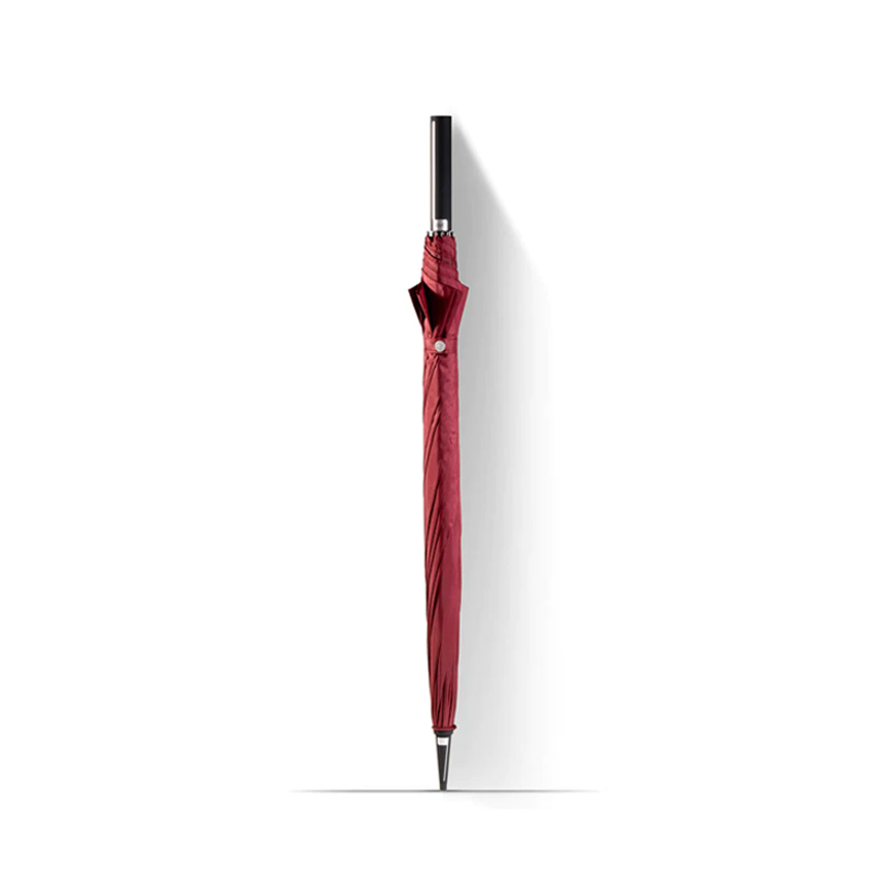Парасолька тростина Krago 10-ТИ спицева з прогумованою ручкою SOFT TOUCH бордовий (3550) large popup