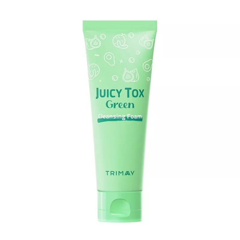 Пенка Trimay Juicy Tox Green Cleansing Foam для умывания с яблоком и авокадо large popup
