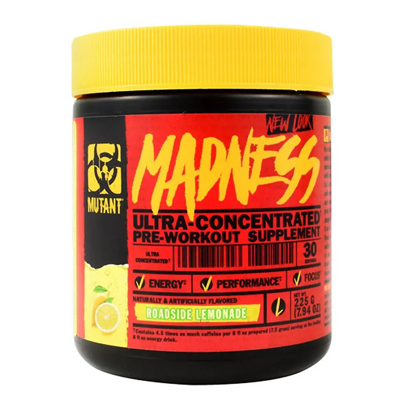 Передтренувальний комплекс MUTANT Madness 225 g (Roadside Lemonade) large popup