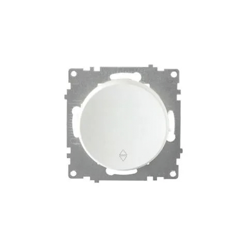 Перемикач OneKeyElectro одинарний, колір білий (ОКЕ200102Б) large popup