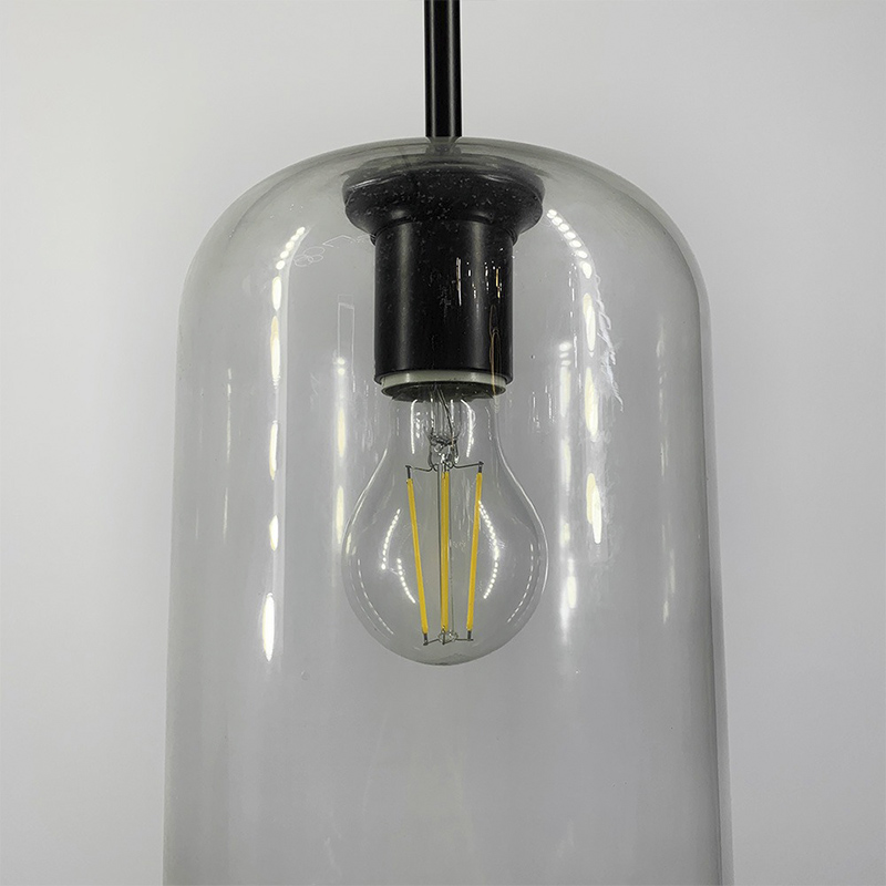 Підвісний світильник з прозорим видовженим плафоном large popup