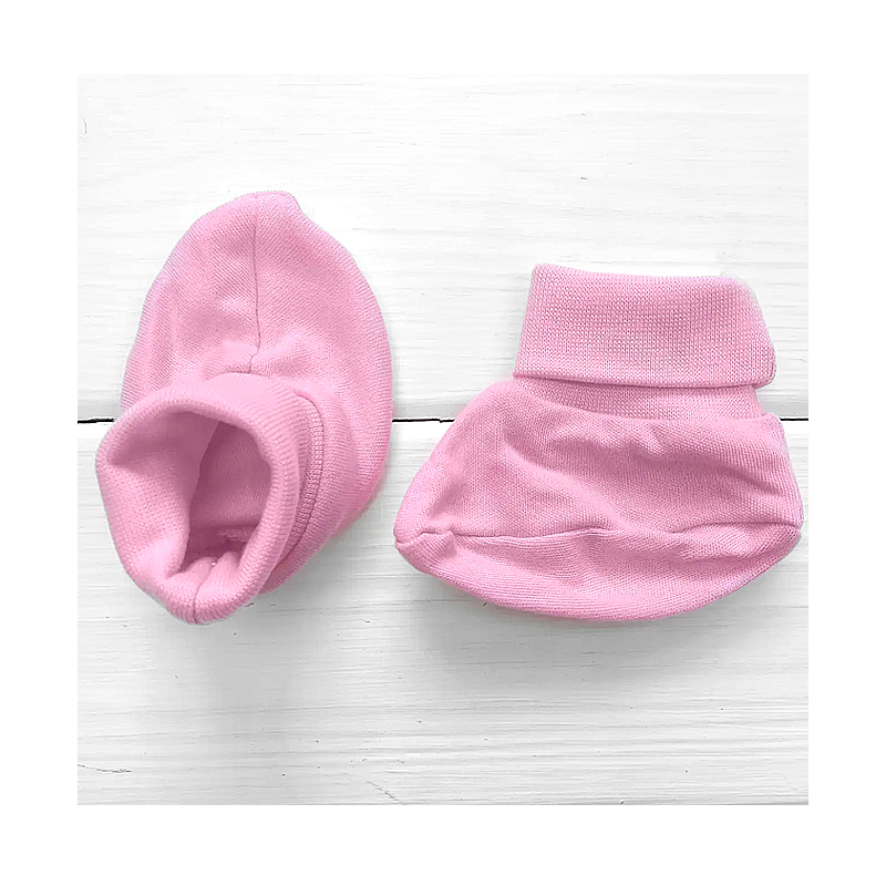 Пінетки Dexter's для новонародженого, інтерлок пен'є, рожеві 0-3 місяці (916-1/4рв) large popup