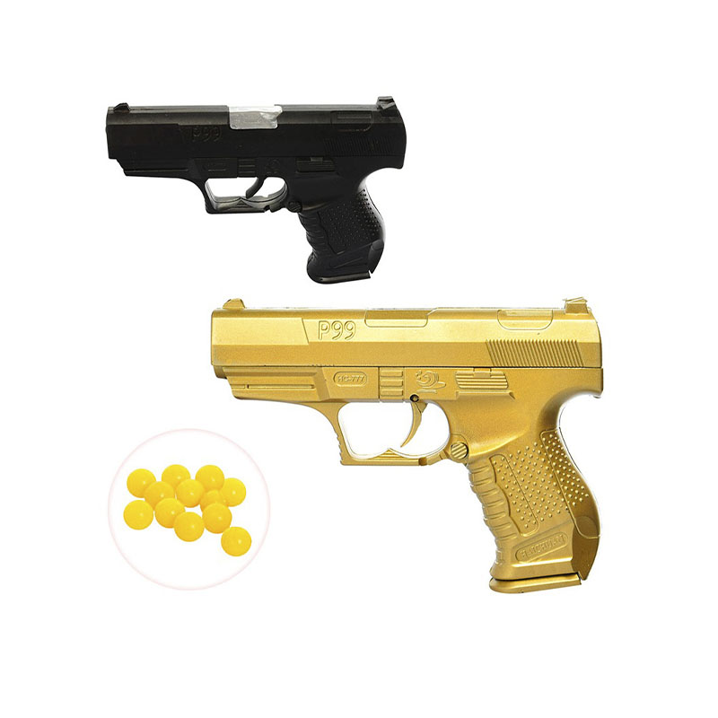Пістолет 14 см, на кульках, 2 кольори, (HC-777) large popup