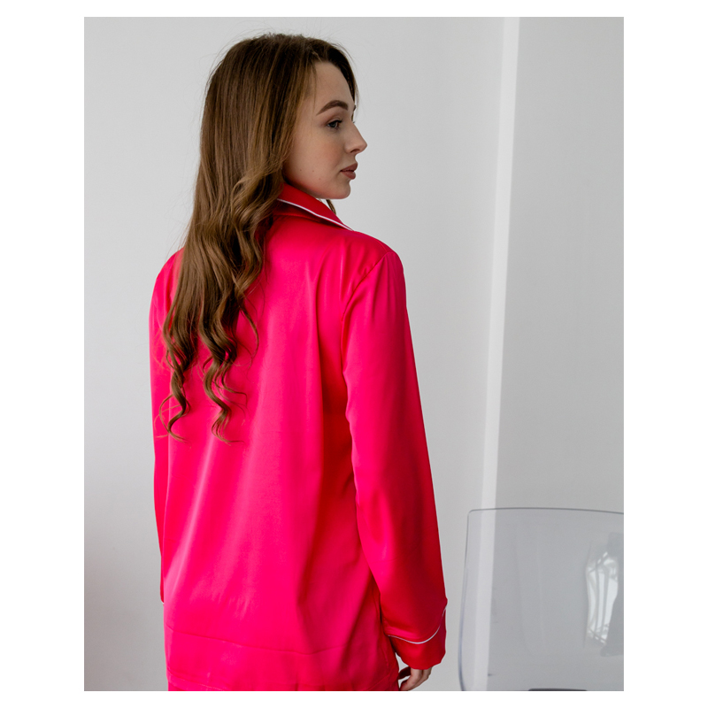 Піжама QC з шовку Армані Jesika, жіноча, рожева (20609) large popup