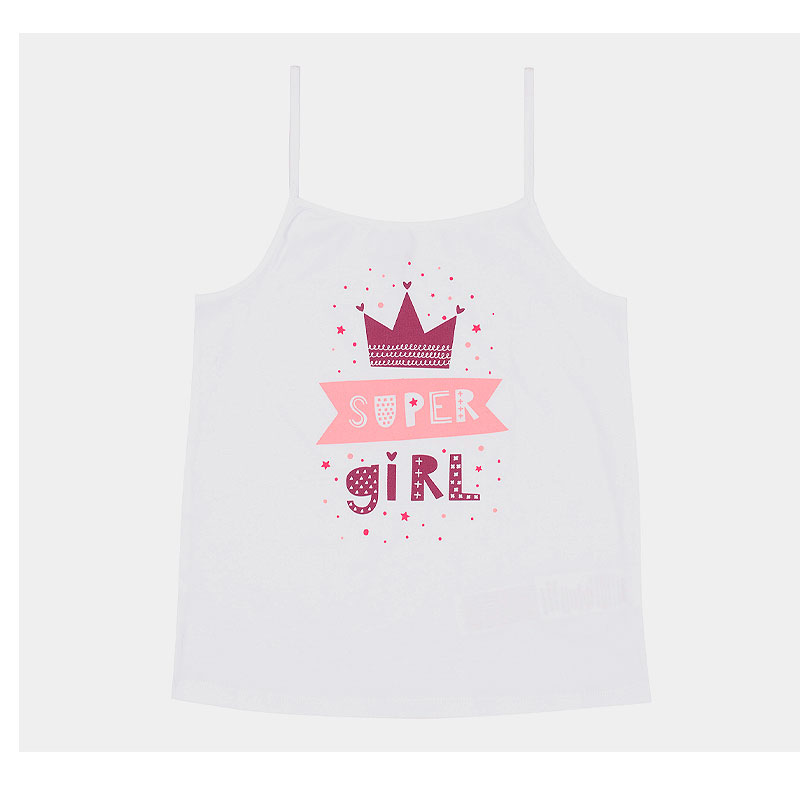 Піжамка Bembi для дівчинки, маєчка та шортики, ягідна, р.128 (ПЖ49 J01) large popup