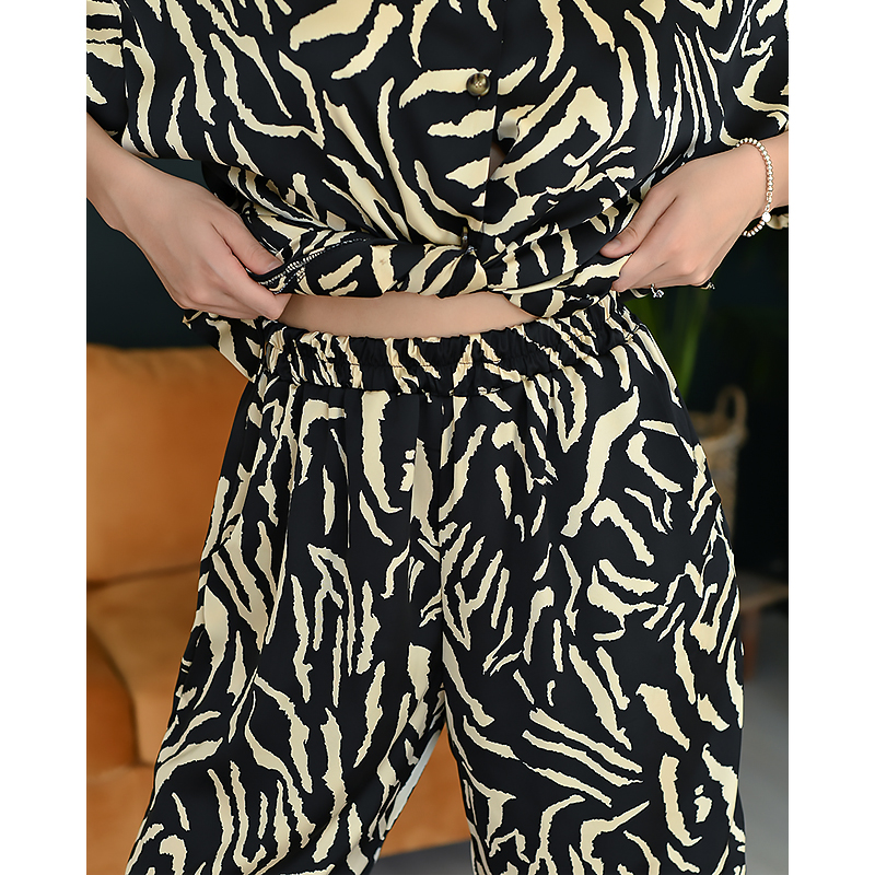 Піжамний костюм шовк Армані «Karina» Чорний, р.M-L 20537 large popup
