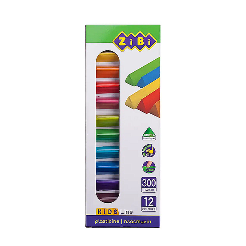 Пластилін 12 кольорів, KIDS Line (ZB.6227) large popup
